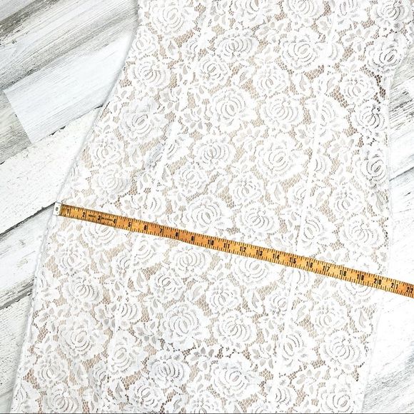 LULU'S Corita White Lace Sleeveless Midi Dress XL - Picture 15 of 16